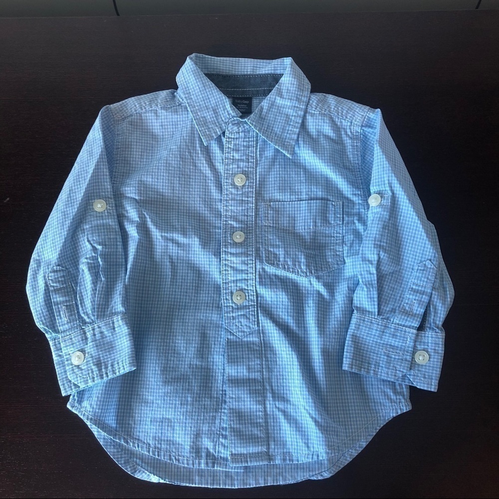 Baby Gap Light Blue Button Down Shirt